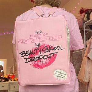 Cosmetology Book Novelty Fun Cute Backpack Convertible Bag Sugar Thrills